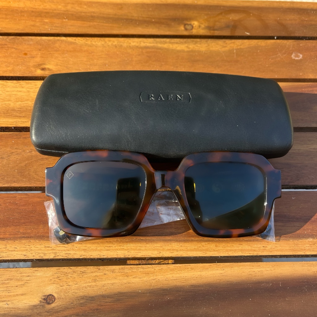 Raen Tortoise Polarized Sunglasses With Case New